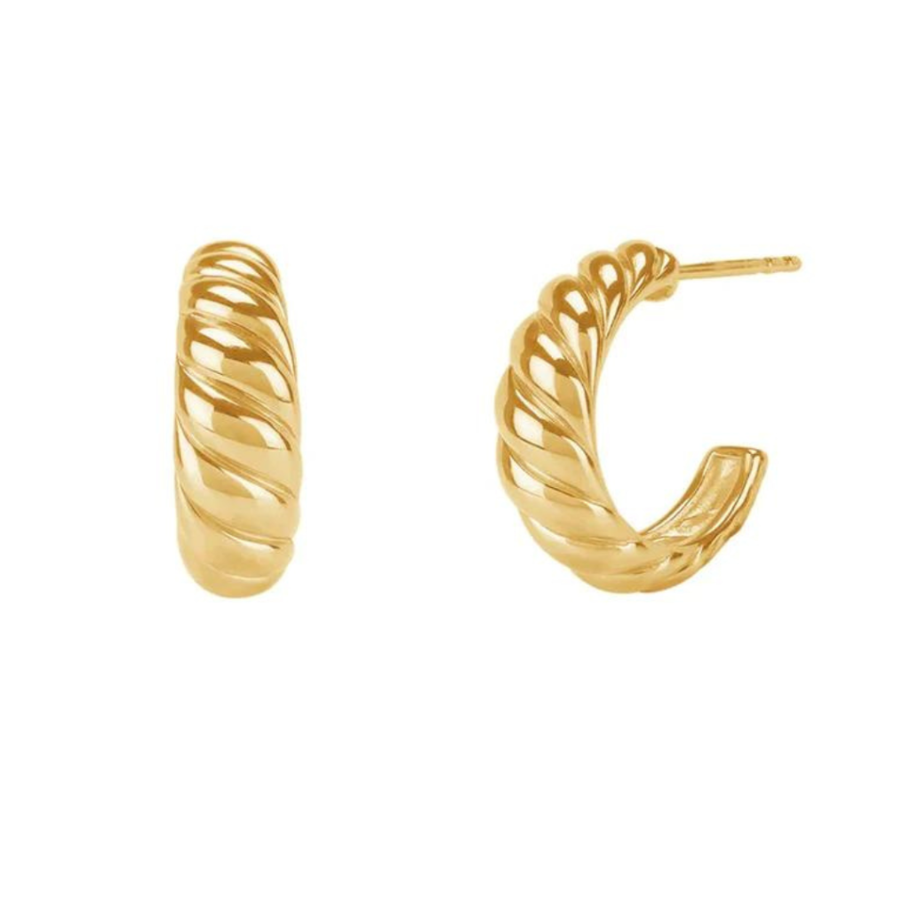 Wave Hoops Gem Factory India Jewelry Manufacturers