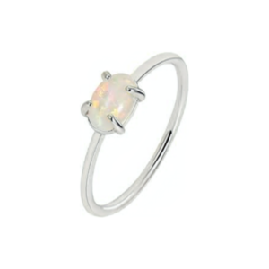 Silver Opal Ring