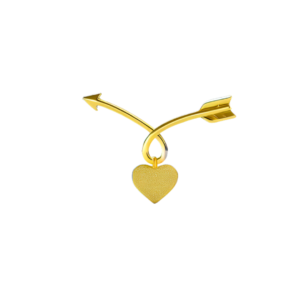 heart with arrow necklace